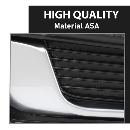 G-PLUS RH Right Fog Light Cover Compatible with Cadillac XTS 2013-2017 GM1039153, 20901631 Chrome Black