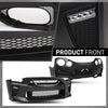 G-PLUS Front Rear Lip Bumper Guard Skid Kit Compatible with Nissan GTR R35 2009-2022, FEA0M-6AVMA, FBM226AV0H, Black