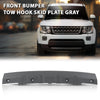G-PLUS Front Bumper Tow Hook Skid Plate Compatible with LR4 Discovery 4 2014-2016 Gray