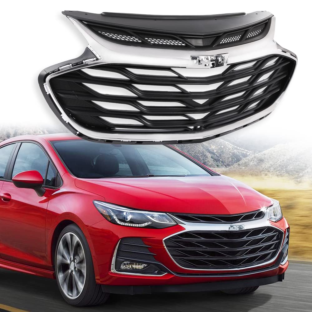 G-PLUS Front Upper Grille Assembly Factory Compatible with 2019-2020 Chevy Cruze