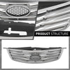G-PLUS Front Bumper Radiator Grille Chrome Compatible with Hyundai Azera 2012-2014 863503V000
