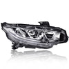 G-PLUS Headlights Assembly, Compatible with 2016 2017 2018 2019 2020 2021 Honda Civic Right bumper Headlamp, Clear lens Chrome Housing Clear Reflector