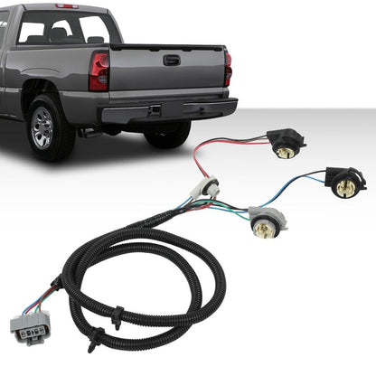 G-PLUS Tail Light Wiring Harness, Compatible with Chevy Silverado 1500 2500HD 3500 2003-2006/ Silverado 1500 1500HD 2500HD 3500 Classic 2007/ Silverado 1500HD 2005-2006 16531401 Rear Left