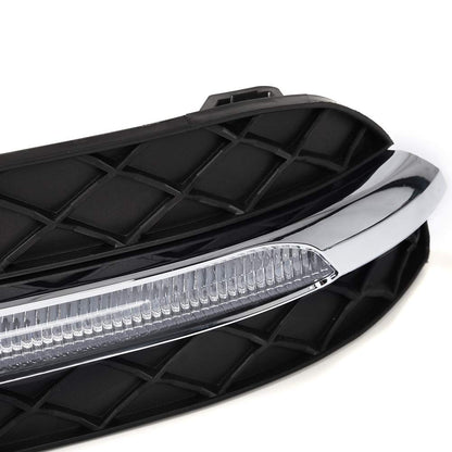 G-PLUS LED DRL Fog Lights Compatible With 2011-2013 Toyota W204 C-Class Daytime Running Light Fog Lamp Driver & Passenger Pair