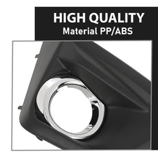 G-PLUS Fog Light Bezel for Subaru Impreza 2012-2014 Chrome Right Side Close-up View