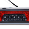 G-PLUS Rear LED Third Brake Light Compatible With 2014-2018 Chevy Silverado/GMC Sierra1500/2500HD/3500,3RD Cargo Led Tail Lamps Chrome Housing,Smoky Red lens