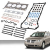 G-PLUS Head Gasket Set Bolts Compatible with 2011-2014 Chrysler 200/Fit 2008-2014 Dodge Avenger/Fit 2007-2009 Dodge Caliber/Fit 2007-2017 Jeep Compass Patriot HS26332PT HS26332PT-1 (61-Piece Set)