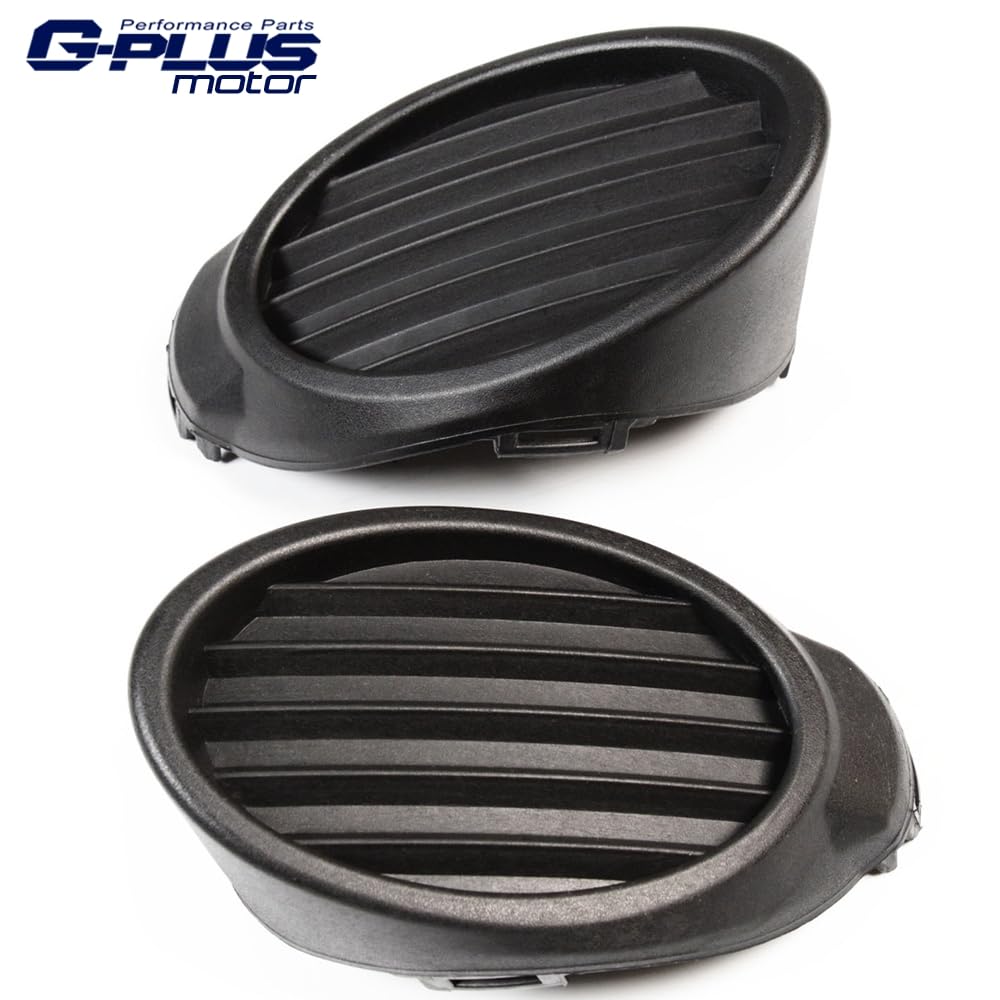 G-PLUS Front Bumper Fog Light Lens Hole Covers Grille Insert Pair 2012-2014 Focus