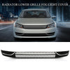 G-PLUS Front Bumper Radiator Lower Grille and Grill Fog Light Cover Compatible with Volkswagen Passat 2012-2015 561853665E 561853666C 561853677