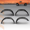 G-PLUS Front Fender Flares Pocket Bolt Compatible with Ford F150 F250 Bronco 1992-1996; Fit Ford F350 1992-1997 2 PCS Black