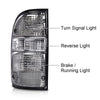 G-PLUS Tail Lights Assembly Rear Lamps Fit For Toyota Tacoma 2001 2002 2003 2004,81560-04060 81550-04060 Chrome Housing Smoke Lens Driver & Passenger Side Luces Traseras, Faros Traseros