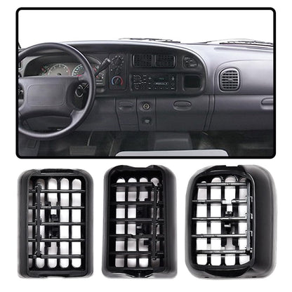 G-PLUS A/C Heater Dash Bezel Vents Compatible with Compatible with 1998-2002 Dodge Ram 1500 2500 3500 Dashboard 5GK51DX9AA, 5EU11DX9AB, 926469