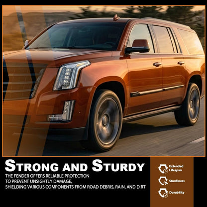 G-PLUS Front Right Passenger Side Fender Compatible with Cadillac Escalade/Escalade ESV 2015-2020 84216914, 1241398, 22756428, 23272199 Black