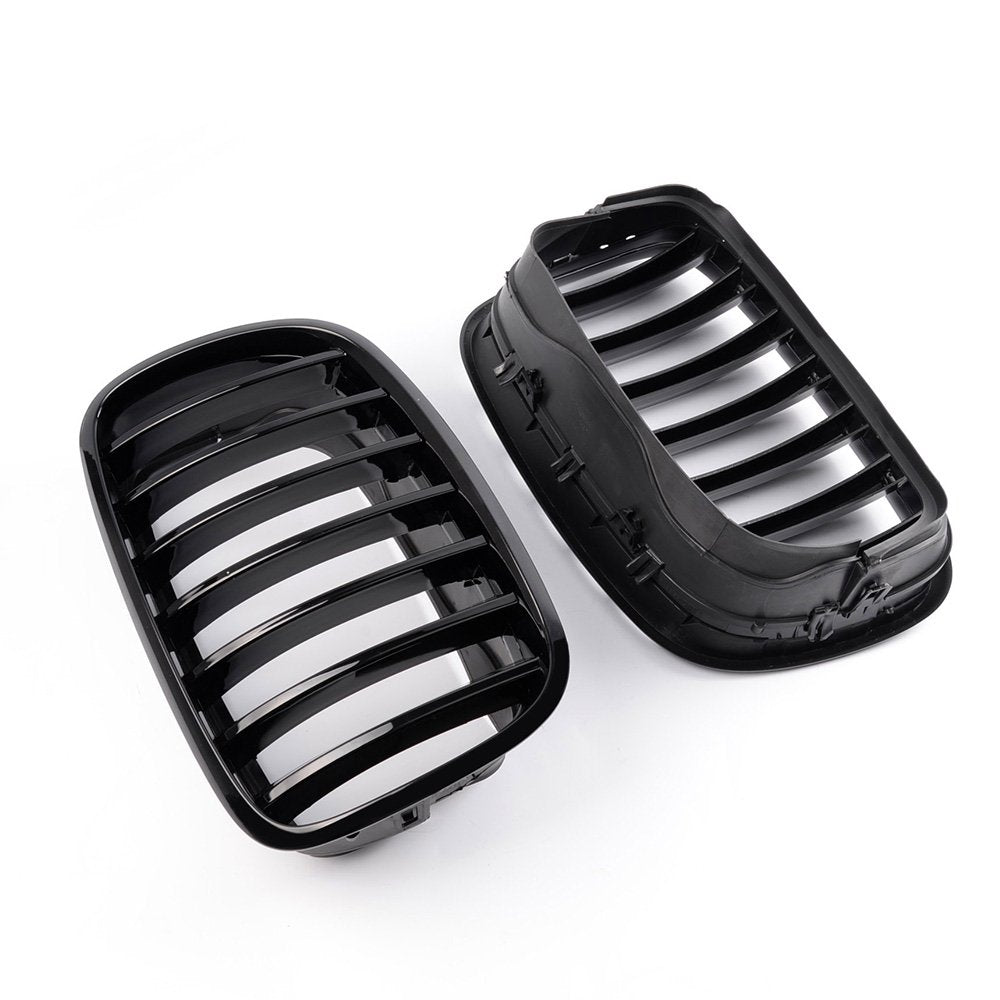 Replacement For BMW E70 E71 X5 X6 2007 2008 2009 2010 2011 2012 2013 Gloss Black Front Bumper Kidney Sport Grills Hood Grille Replacement