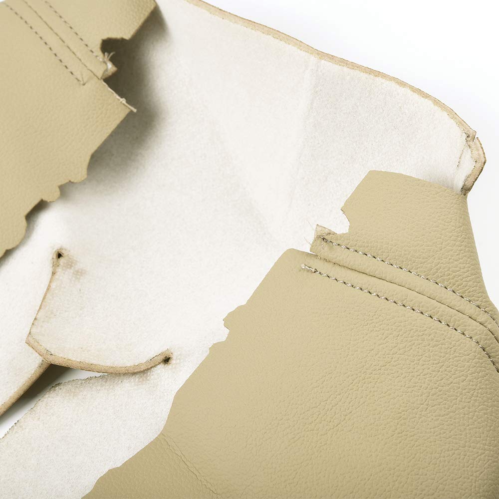 G-PLUS Leather Console Lid Armrest Cover Compatible with 2007-2013 Tahoe Suburban Yukon Sierra Tan