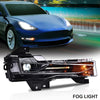 G-PLUS Right Fog Light Compatible with Tesla 3 2017-2023 /Fit Tesla Y 2020-2023 Amber DRL UP-LEVEL Right Front Passenger RH Fog Lamp 1077391 107739100 1077391-00-C 1077391-00-D 1077391-00-E