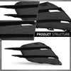 G-PLUS Pair Front Bumper Outer Grille Fog Light Cover, Compatible with Benz A220 2019-2022, LH Driver & RH Passenger Side 2PCS, 1778858300, 1778858400
