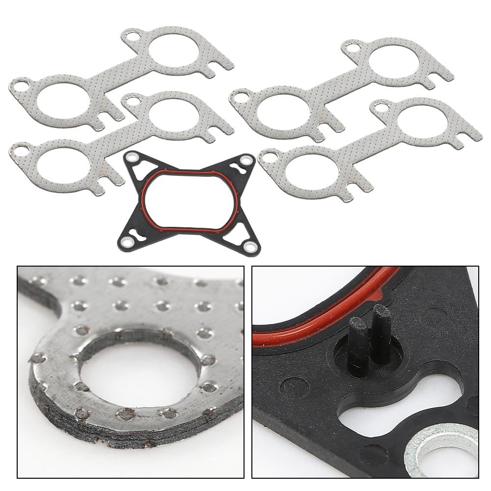 G-PLUS Head Gasket Set Bolts Compatible with Ford E150 Econoline Club Wagon/E150 Econoline 1999,Fit Ford Expedition 1997-1998/Fit Ford F150 F250 1997-1999 4.6L 281CID V8 HS9790PT-8 ES72798