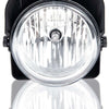 G-PLUS Bumper Fog Lights Compatible With GMC Sierra 1500 2500 3500 2003-2006 Pickup Clear Driving Fog Lamps W/o Wiring Kit Left+Right Side Clear Lens
