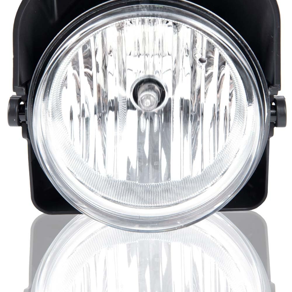 G-PLUS Bumper Fog Lights Compatible With GMC Sierra 1500 2500 3500 2003-2006 Pickup Clear Driving Fog Lamps W/o Wiring Kit Left+Right Side Clear Lens