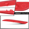 G-PLUS Rear Right Bumper Reflector, Compatible with Benz A220 A35 GLE350 GLE63 S550 2014-2022, Passenger Side, 2228200874, MB1185104