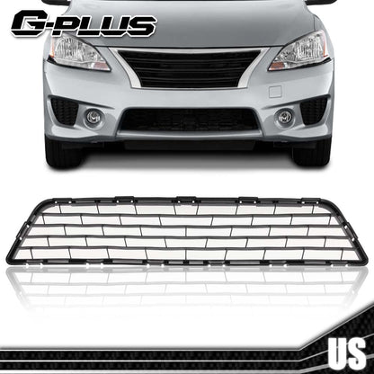 G-PLUS Front Bumper Lower Grille Black Compatible with Nissan Sentra 1.8l 2013 2014 2015 62254-3SH0A