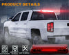G-PLUS Rear LED Third Brake Light Compatible with Ford F150 Lobo 2004 2005 2006 2007 2008/ Ford Explorer Sport Trac 2007-2010/ Lincoln Mark LT 2006-2008 3RD Cargo Led Tail Lamps Red Lens Black Housing