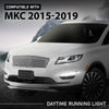 G-PLUS Pair LED Fog Lights Daytime Running Lamps, Compatible with Lincoln MKC 2015-2019, LH Driver & RH Passenger Side 2PCS, EJ7Z13200D, FO2562100