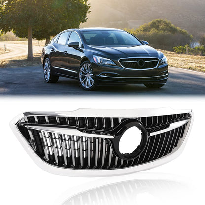 G-PLUS Front Bumper Upper Grille Compatible with 2017 2018 2019 Buick LaCrosse 4-Door