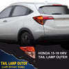 G-PLUS Tail Light Compatible With 2016 2017 2018 Honda HR-V EX/LX/EX-L Sport Utility 4-Door Sedan,(NOT Have the Side Light),Automotive Outer Brake Rear Lamp, Driver Side (Left) Luces TraserasAssembly