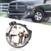 G-PLUS Left Fog Lights Compatible with Dakota Pickup Truck SUV 2001-2004/ Dodge Durango 2001-2003 Front Bumper Fog Light Lamps w/Bulbs (Clear Lens) 55077320AD, CH2592113, 9587988