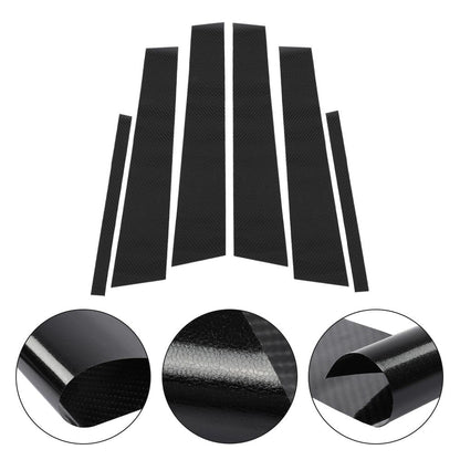 G-PLUS 6pcs Set Door Trim Piano Decal Compatible with BMW 3 Series E90 2005 2006 2007 2008 2009 2010 2011 2012