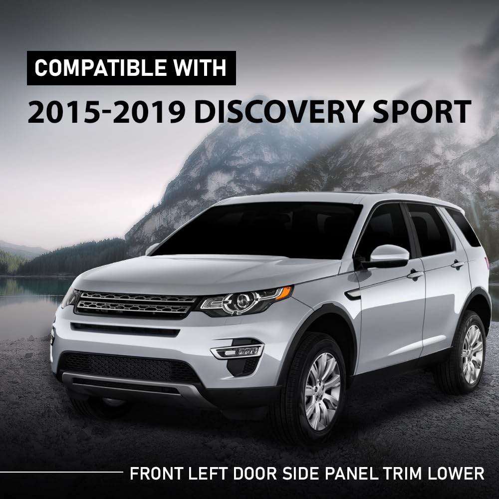 G-PLUS Front Left Door Side Panel Trim Lower Compatible with Discovery Sport 2015-2019 Black