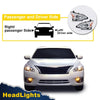 G-PLUS Headlights Compatible With 2013 2014 2015 Nissan Altima 4-Door Sedan Factory Style Automotive Halogen Model Headlamps (Clear Lens Chrome Housing Amber Reflector),faros delanteros
