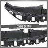 G-PLUS Grille Cover Upper Radiator Sight Shield Compatible with Hyundai Elantra 2021-2023 1.6L 1580CC 96CU. IN. L4 FULL HYBRID EV- (FHEV) DOHC/DOHC TURBOCHARGED HY1224124, 86391AA000 Black