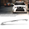G-PLUS Hood Molding Trim Moulding Chrome Compatible with Subaru Forester 2014 2015 2016 14 15 16 91121SG011, SU1235100