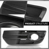 G-PLUS Pair Front Bumper Fog Light Covers Grille Bezels, Compatible with Audi Q5 Base 2009-2011/ Q5 Premium, Premium Plus, Prestige 2009-2012, Left Driver & Right Passenger Side 2PC, AU1038108
