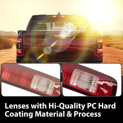 G-PLUS Third Brake Light Lamp Compatible with Dodge Ram 1500 2009-2017/Fit Dodge Ram 2500 3500 2010-2017 68412024AA 55372082AA High Mount Stop Light Faro De Freno Trasero Tersera Luz De Freno