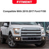 G-PLUS Front Bumper Lower Grille Grill Trim Panel Compatible with Ford F150 2015-2017 Replacement for FL3Z-17E810-CA