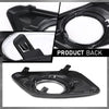 G-PLUS Fog Light Bezel Covers Trim Left + Right Driver Passenger Compatible with Nissan Rogue 2014-2016