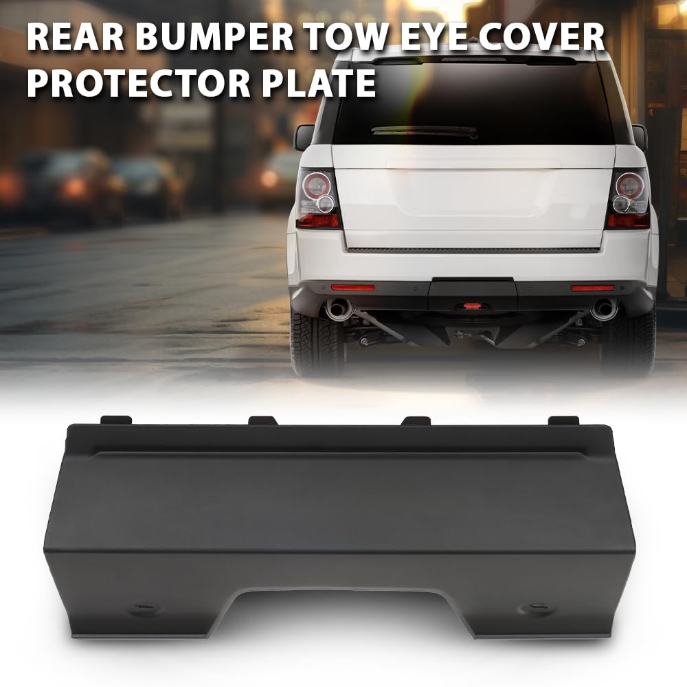 G-PLUS Rear Bumper Tow Eye Cover Protector Plates Compatible with Range Rover Sport 2010-2013