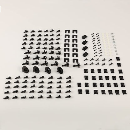 G-PLUS Fender Sheet Metal Bolt Kit Set Compatible with 1968-1972 Chevelle/El Camino 70-72 Monte Carlo 190Pcs Sheet Metal Bolt Hardware Kit Front End Fastener Kit