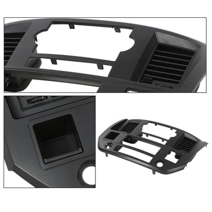 G-PLUS Center Dashboard Radio Climate Control Air Vent Bezel Panel Compatible with Dodge Ram 1500 2500 3500 Truck 2006-2008