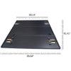 G-PLUS Bed Hard Tri-Fold Tonneau Cover 6.6ft Compatible with 2007-2014 Chevy Silverado/GMC Sierra