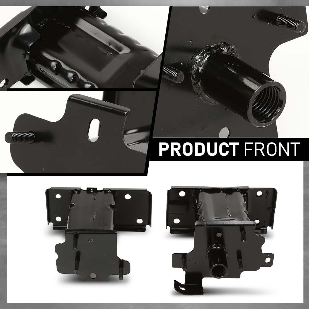 G-PLUS Front Bumper Mounting Brackets Left+Right Side Compatible with Nissan Rogue 2014-2019 622104BA0A, 622114BA0A, NI1066146, NI1067146