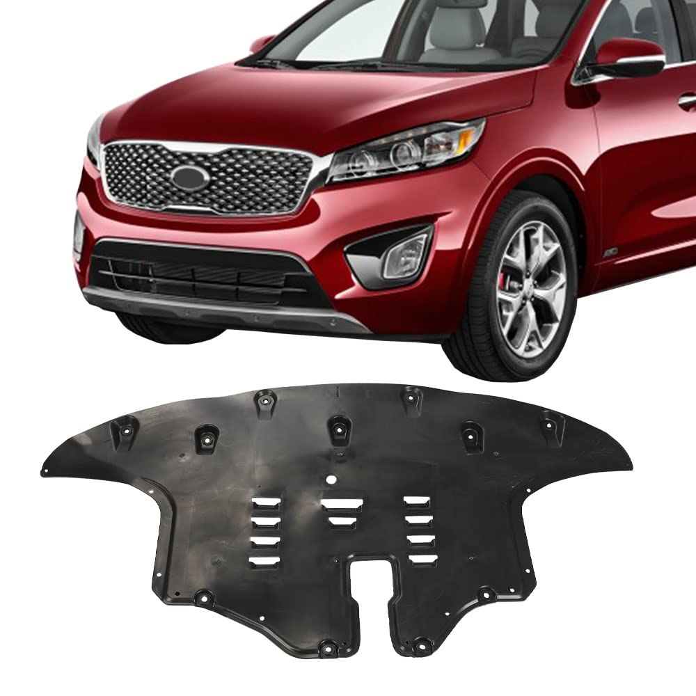 G-PLUS Front Engine Splash Shield Compatible with 2016-2019 Kia Sorento,Front Center Undercar Shield Replacement KI1228152 29110C6800