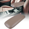 G-PLUS Center Console Lid Microfiber Leather Jump Seat Armrest Cover Top Compatible with 2007-2013 Chevy Silverado Tahoe Suburban GMC Yukon Sierra Beige