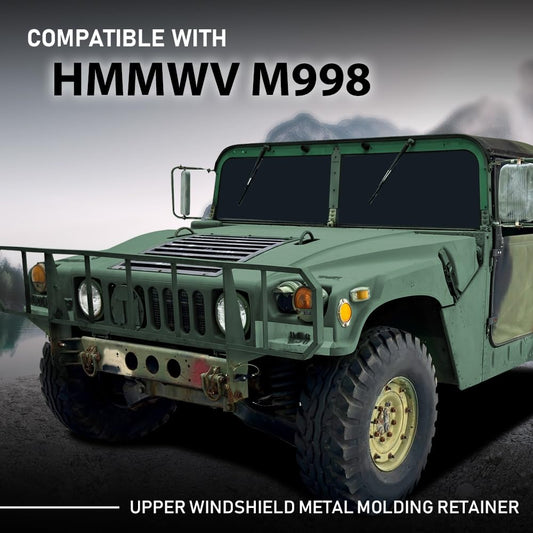 G-PLUS Metal Upper Windshield Retainers 2PCS Fit for HMMWV M998 Humvee 12338852, 2590-01-189-1067