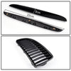 4PCS Set Front Bumper Kidney Sports Grille Hood Grills Replacement For BMW E90 E91 323i 328i 335i 330i 325i 3-Series Sedan Wagon 2005-2008 Gloss Black