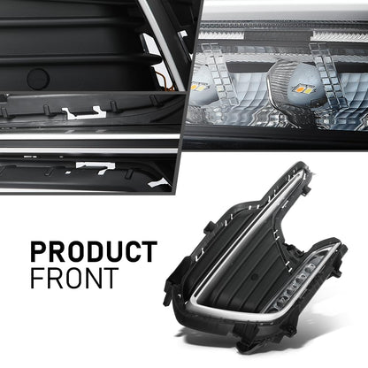 G-PLUS Fog Lights Daytime Running Light DRL LED with Turn Lamp Compatible with Hyundai Elantra Sport 2017-2018